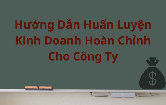 Hướng dẫn huấn luyện kinh doanh hoàn chỉnh cho công ty của bạn