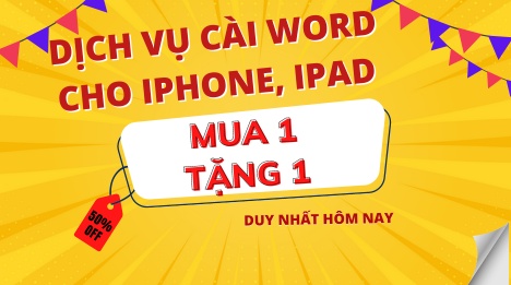 Dịch vụ Cài Word cho Ipad - Cách cài word trên ipad 100% Thành công